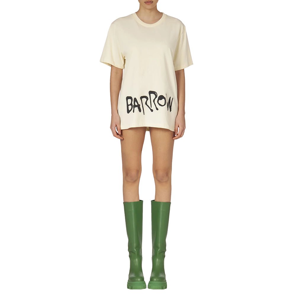 חולצת טישרט בארו קצרה דובי צבעוני בגב