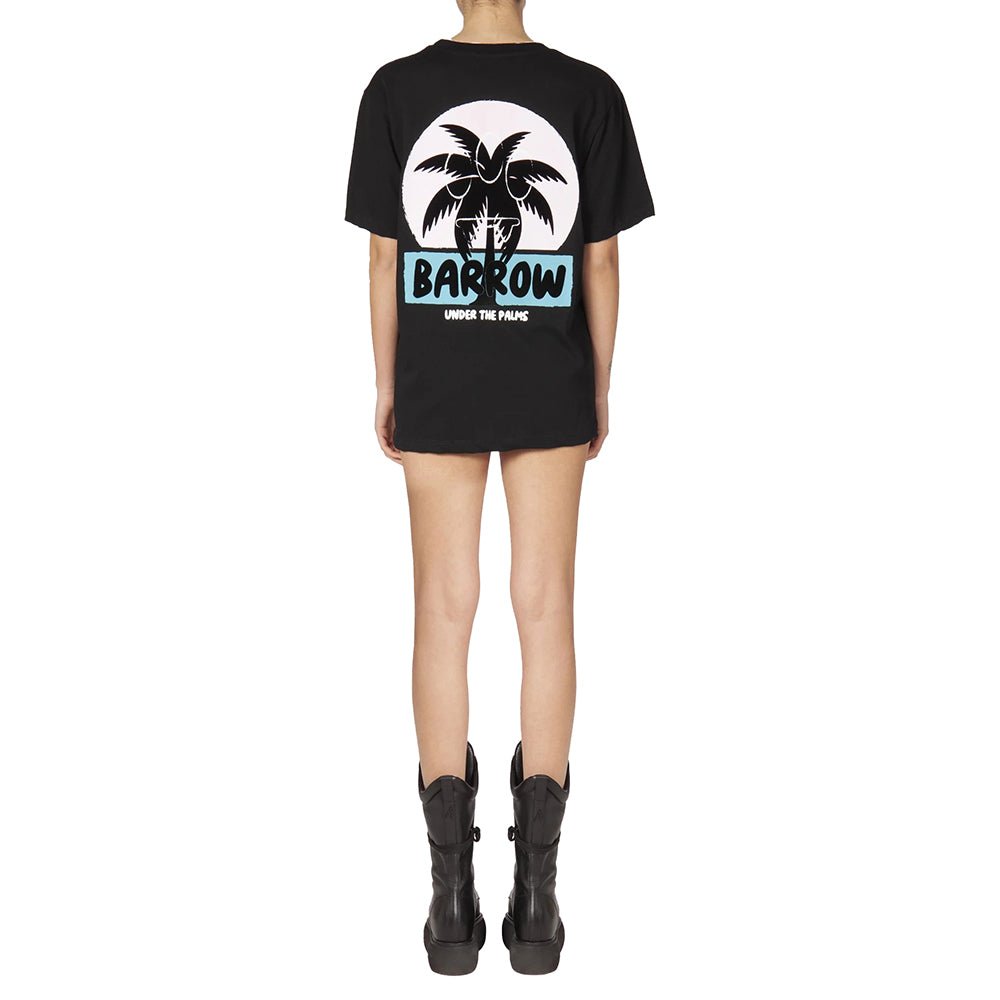 חולצת טישרט בארו קצרה דקל בגב