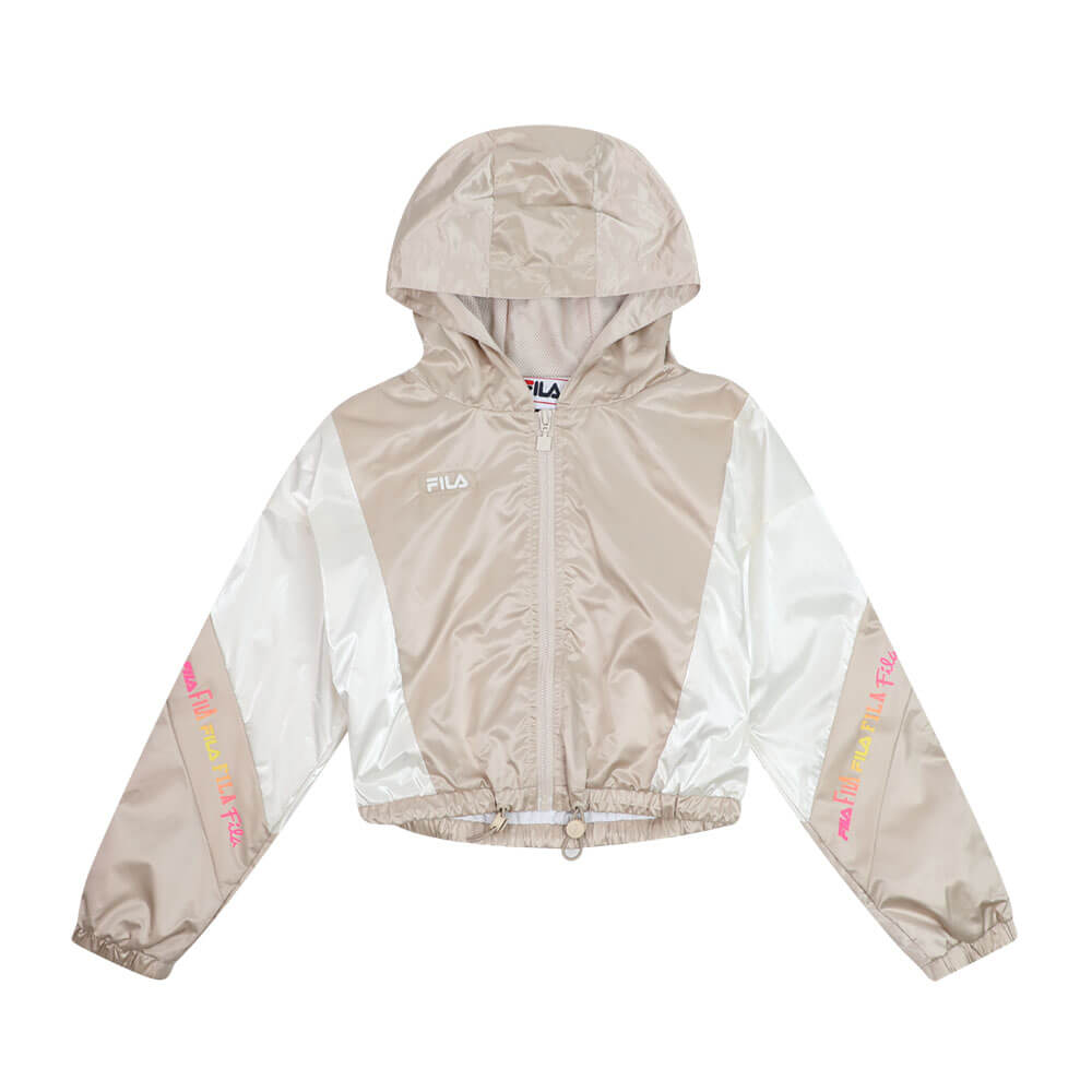 סט ג'קט קפוצ'ון ומכנסיים פילה Hooded Nylon Set ילדים