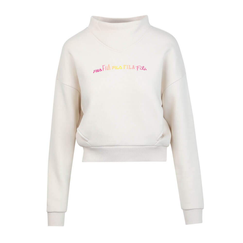 סט סווטשירט ומכנסיים פילה Crew Neck Fleece Set נשים