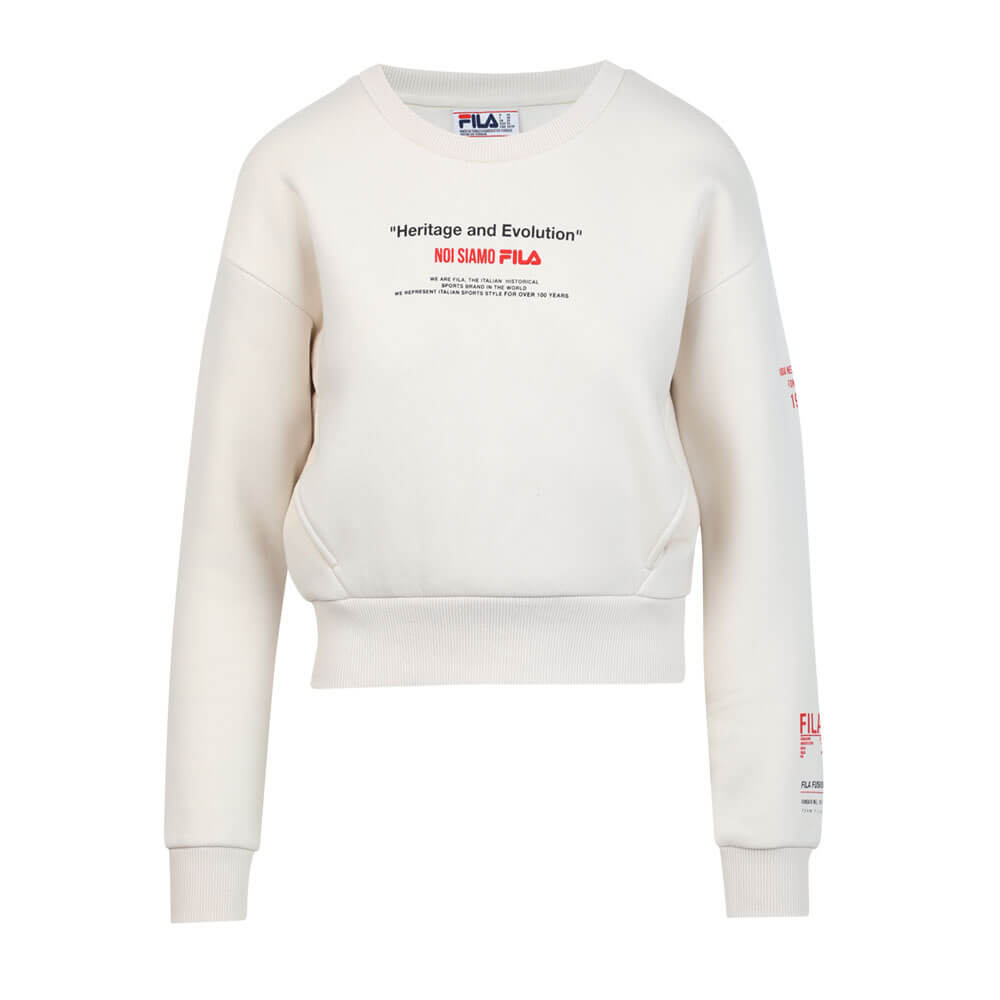 סט סווטשירט ומכנסיים פילה Crew Neck Fleece Set נשים