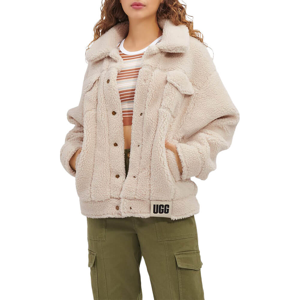 מעיל צמר UGG אוברסייז נשים