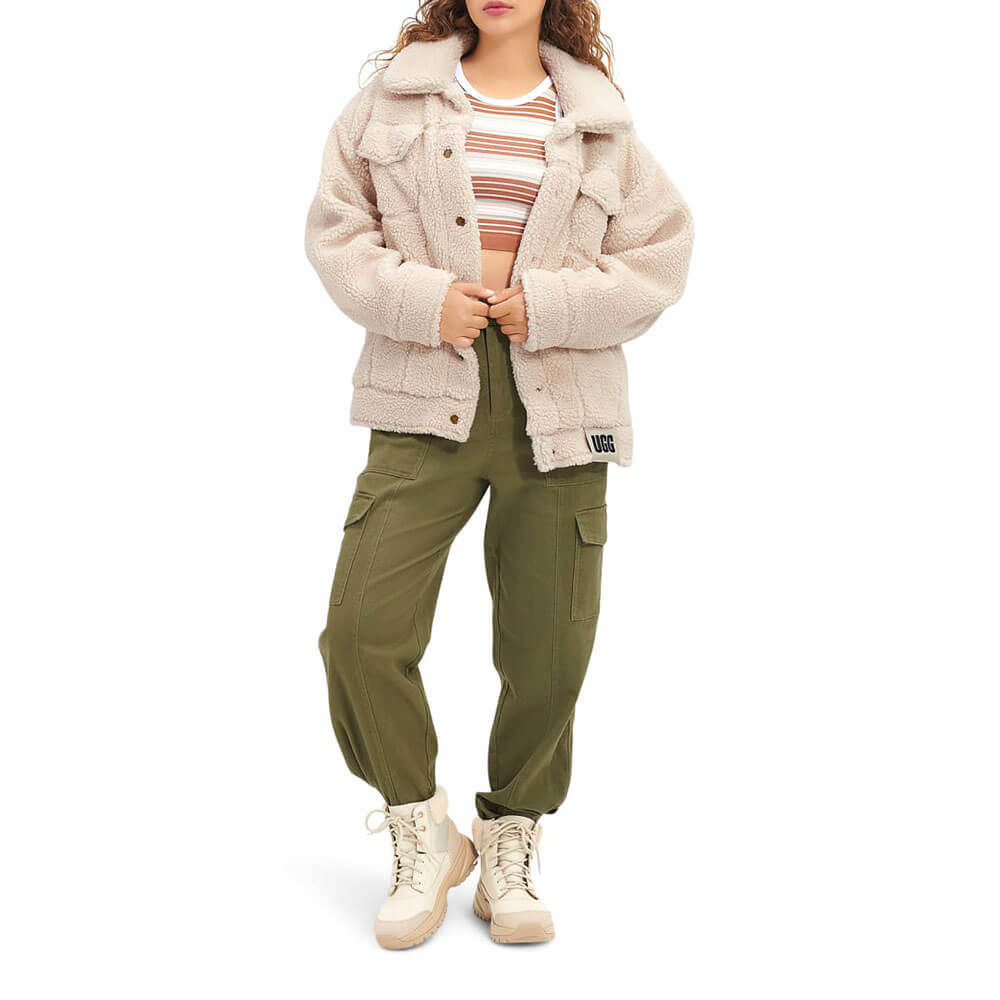 מעיל צמר UGG אוברסייז נשים