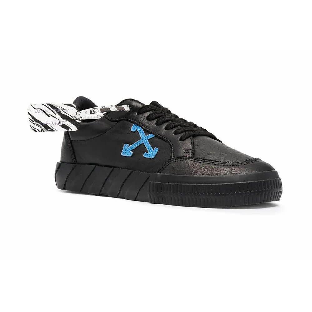 נעלי אוף וויט Vulcanized Low-Top עור גברים