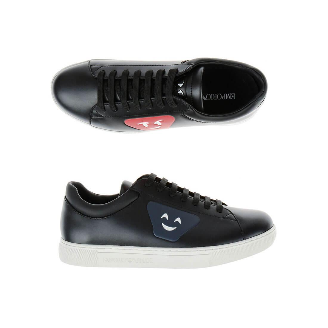 נעלי אמפוריו ארמני מעור לגבר