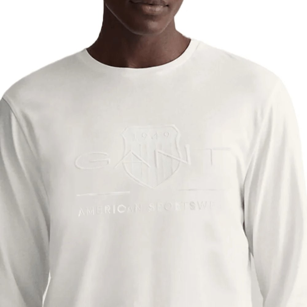 חולצת טישירט גאנט ארוכה Tonal Archive Shield גברים