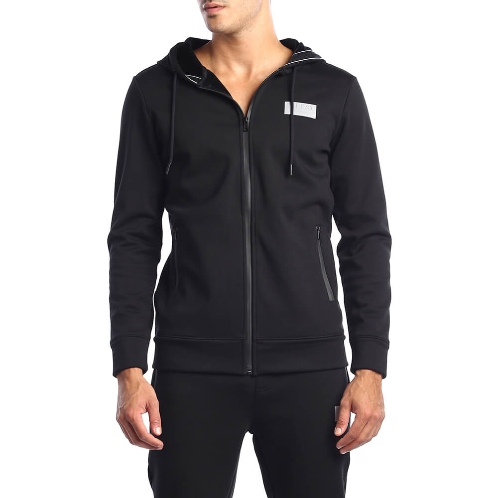 ג'קט קפוצ'ון ריפליי לוגו פלטה קטן בחזה גברים