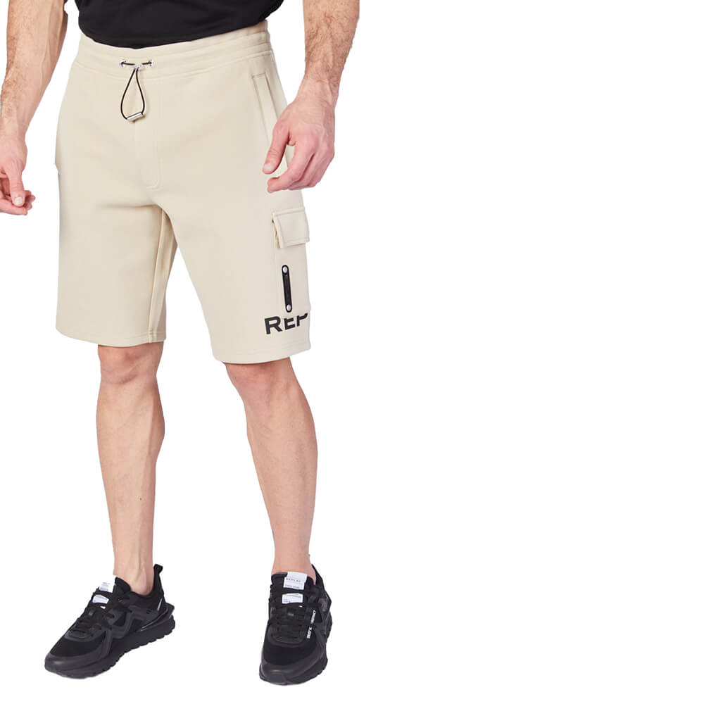 מכנס ריפליי קצר לוגו חצוי גברים