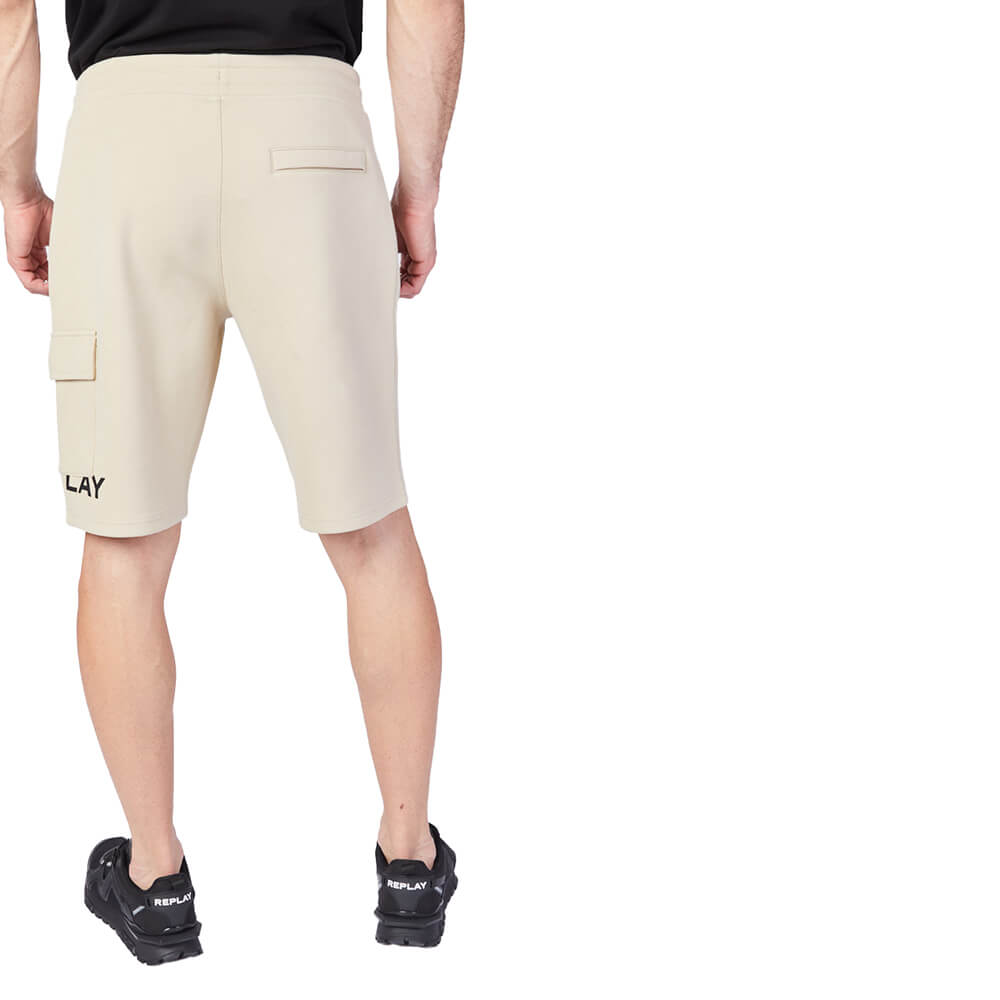מכנס ריפליי קצר לוגו חצוי גברים