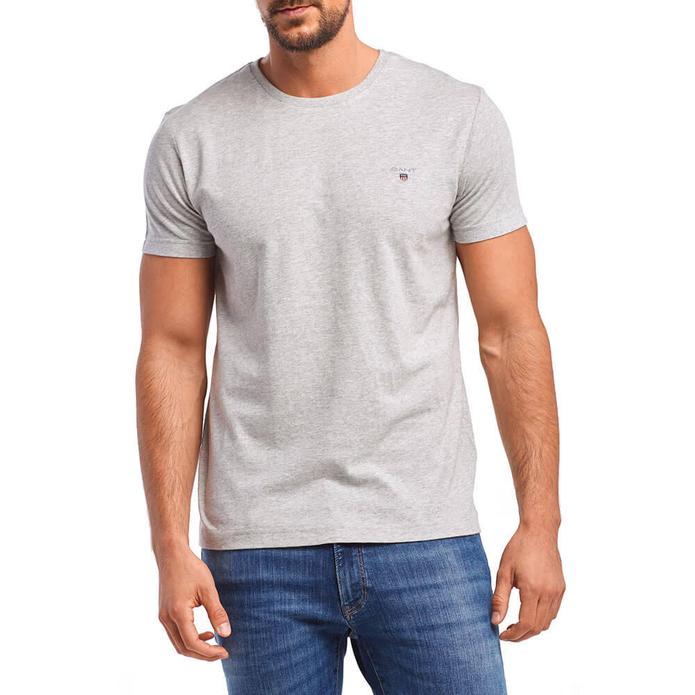 חולצת טישרט גאנט קצרה The Original גברים