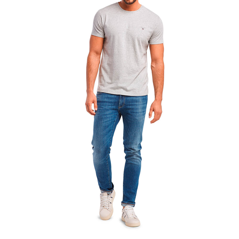 חולצת טישרט גאנט קצרה The Original גברים