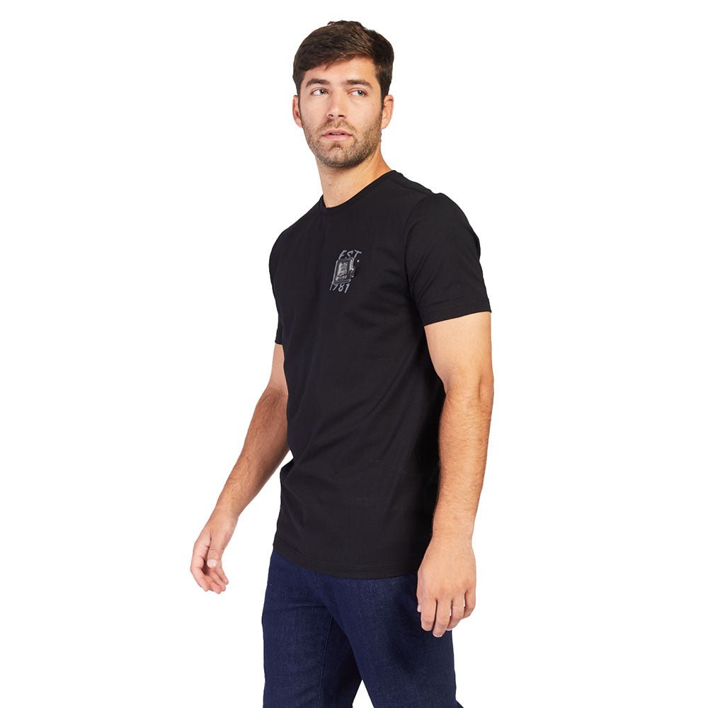 חולצת טישירט קצרה ריפליי עם פאץ' גברים