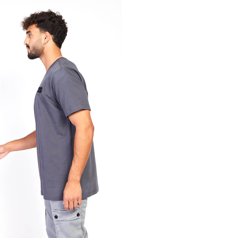 חולצת טי שירט קצרה עם לוגו ריפליי גברים