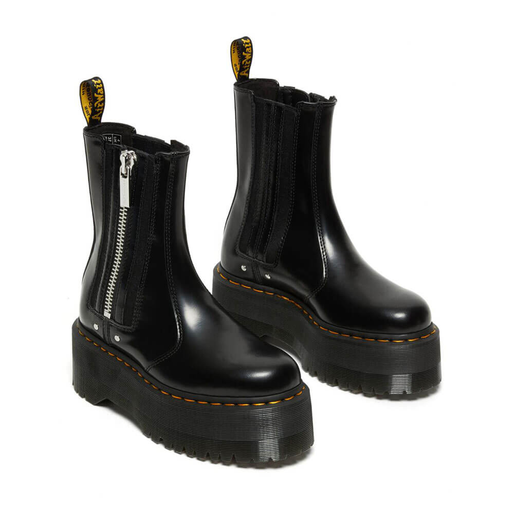 נעלי ד"ר מרטינס פלטפורמה 2976 Max Leather Platform Chelsea Boots נשים
