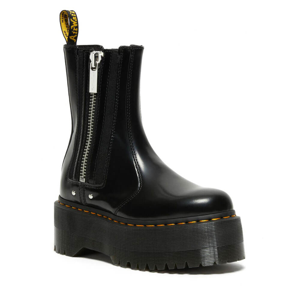 נעלי ד"ר מרטינס פלטפורמה 2976 Max Leather Platform Chelsea Boots נשים