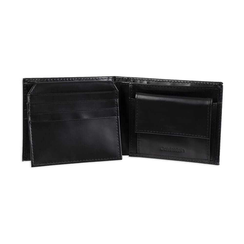 ארנק עור לגבר קלווין קליין Slimfold Wallet & Key Fob Set