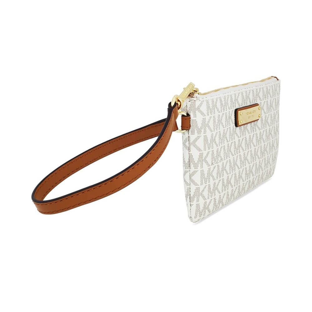 תיק צד מייקל קורס נשים Jet Set Signature Medium Wristlet