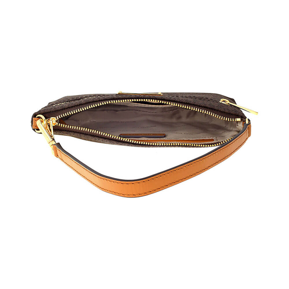 תיק צד מייקל קורס נשים Jet Set Signature Large Wristlet