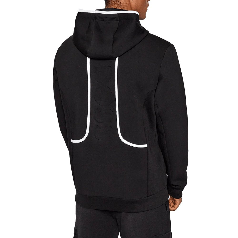 ג'קט קפוצ'ון הוגו בוס כיתוב לוגו גברים