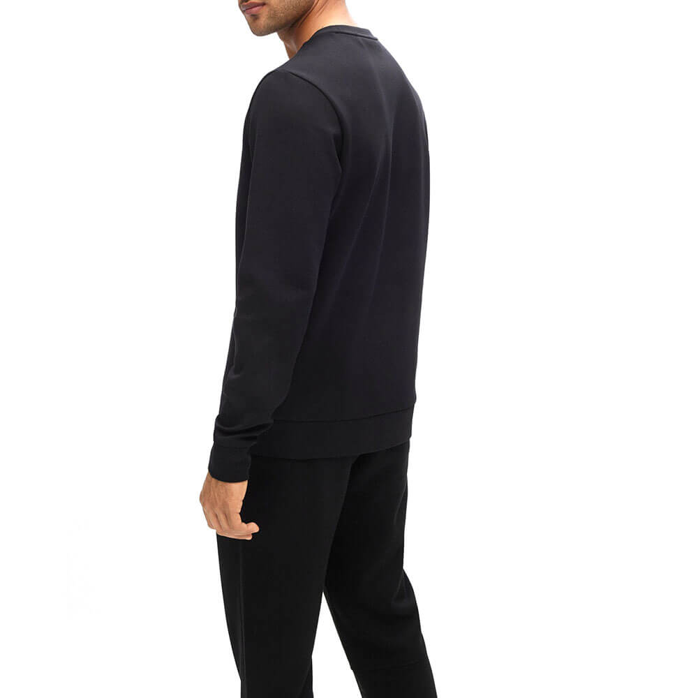 סווטשירט הוגו בוס עם הדפס לוגו גברים