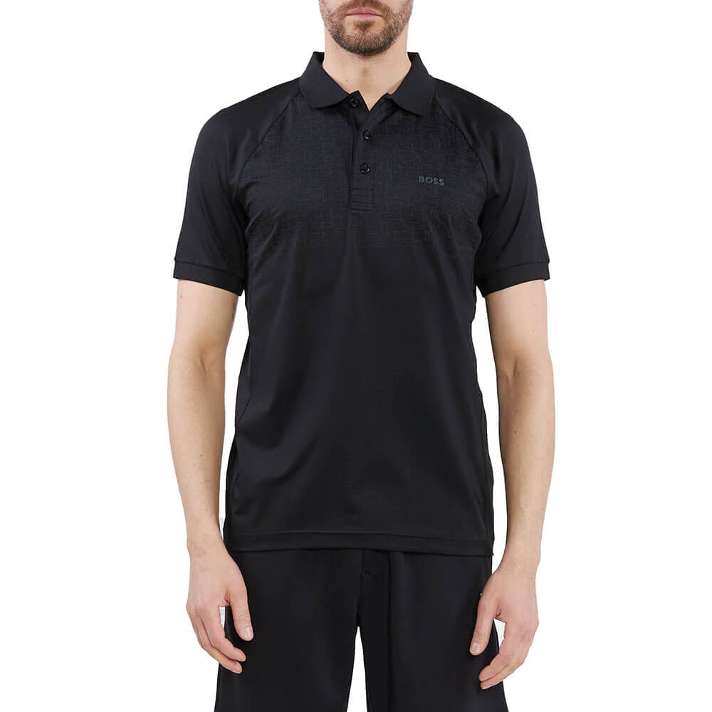 חולצת פולו עם לוגו הוגו בוס גברים