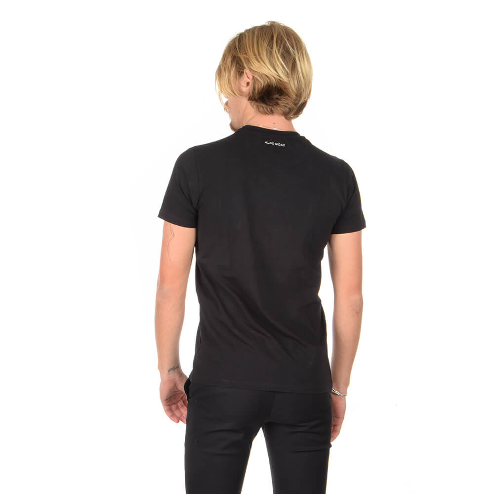 חולצת טישרט אלדו מורו קצרה הדפס גולגולת כוכבים גברים