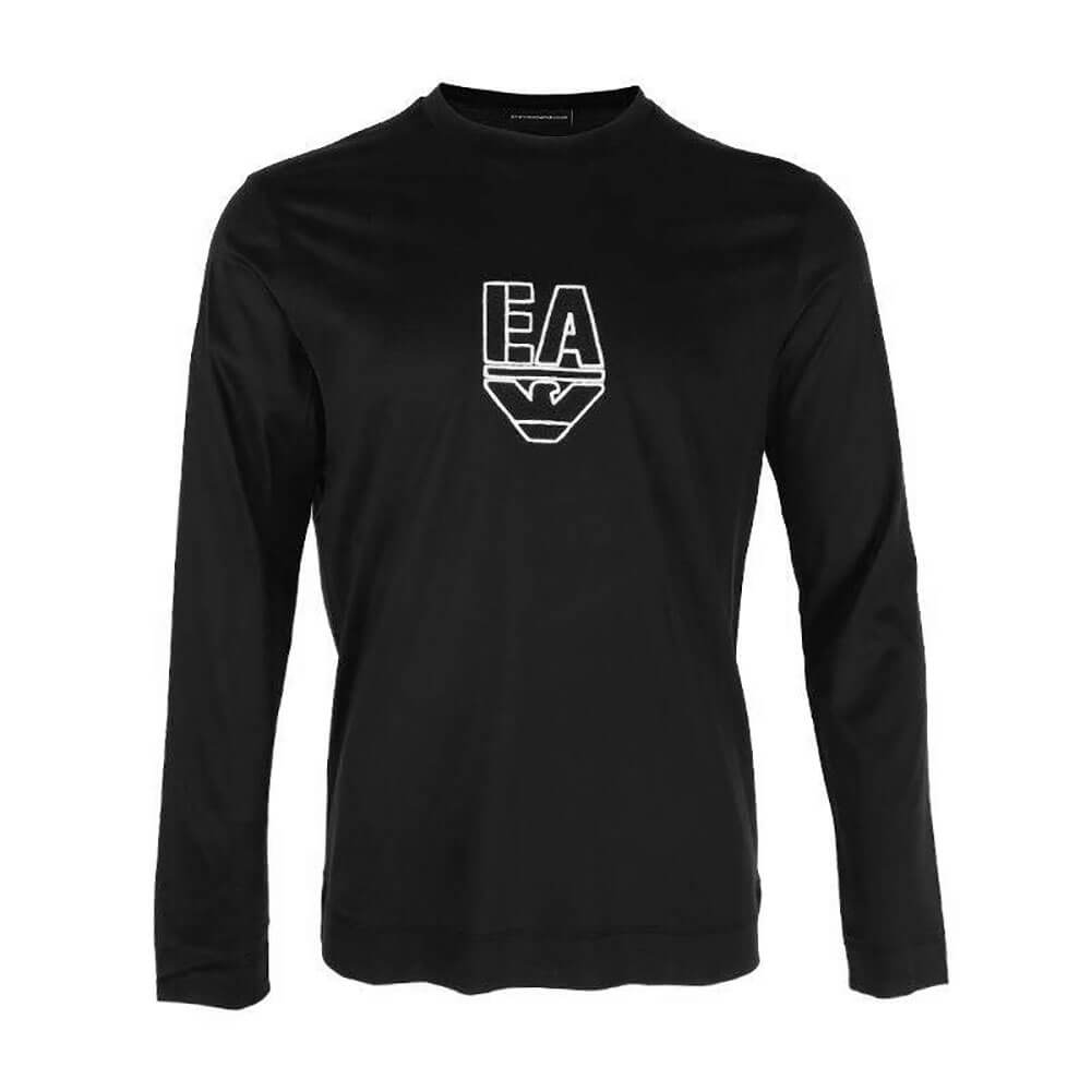 חולצת טישירט אמפוריו ארמני ארוכה Embroidered Logo גברים