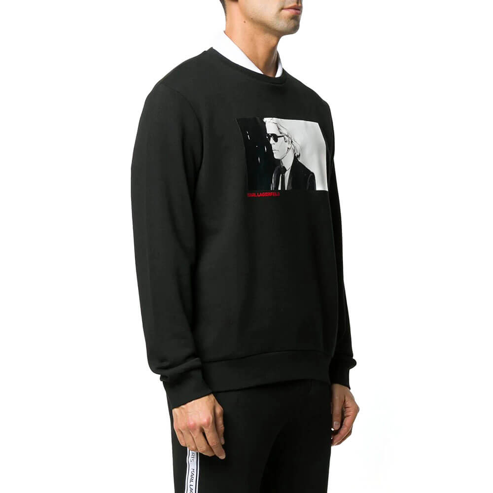 סווטשירט קרל לגרפלד Karl Graphic Print גברים