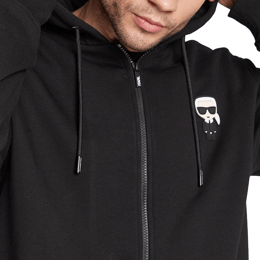 ג'קט קפוצ'ון קרל לגרפלד דמות לוגו גברים