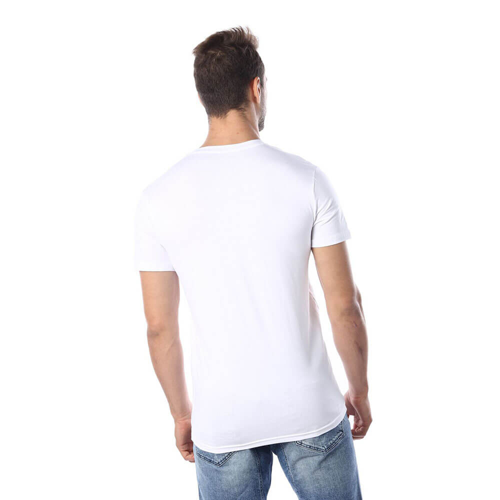 חולצת טישירט ריפליי קצרה מפתח V גברים