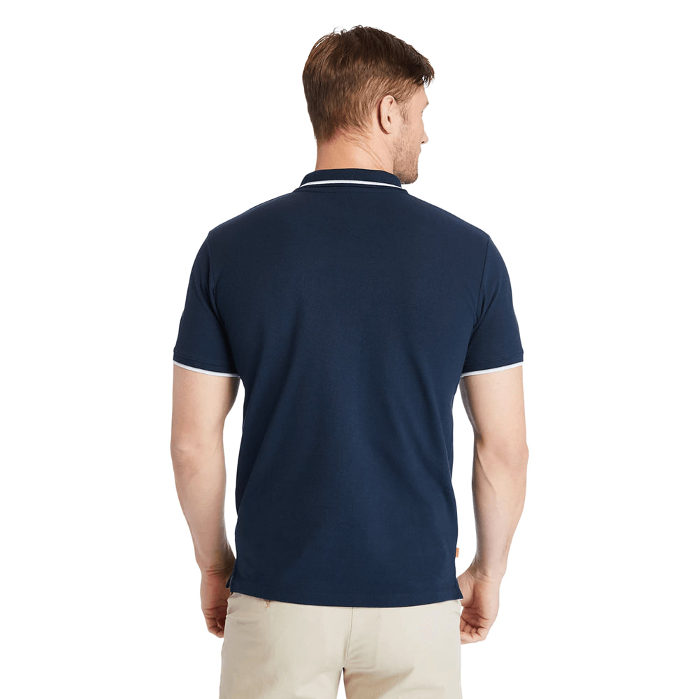 חולצת פולו טימברלנד קצרה Millers River Tipped-Collar Polo Shirt גברים