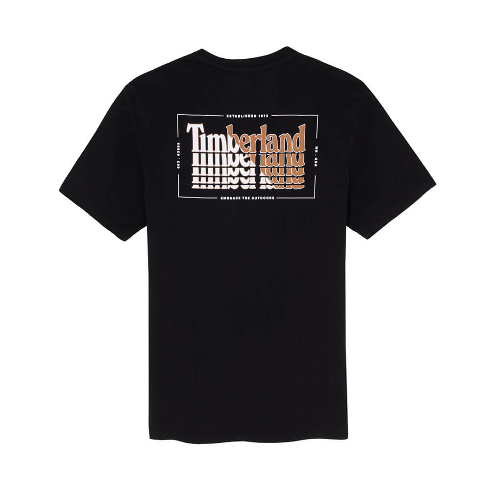 חולצת טישרט טימברלנד קצרה Tee With A Logo Print On The Back גברים