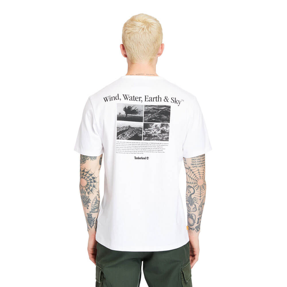 חולצת טישרט טימברלנד קצרה Archive-Print Tee גברים