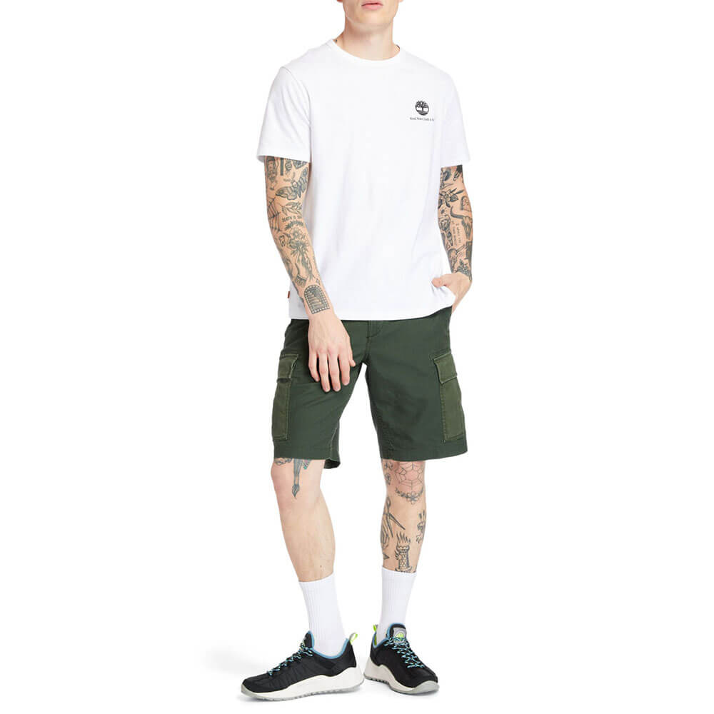 חולצת טישרט טימברלנד קצרה Archive-Print Tee גברים