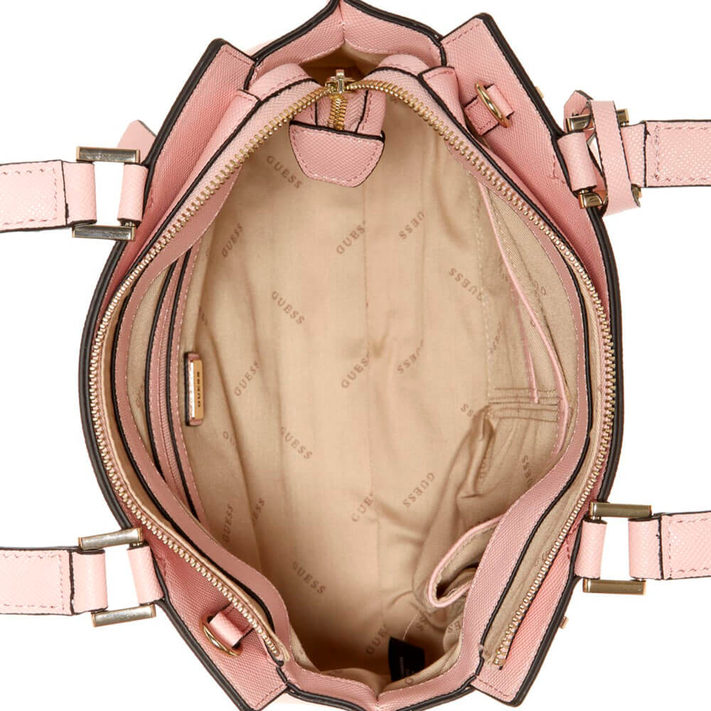 תיק נשיאה Guess נשים Katey Satchel Crossbody Shoulder Bag