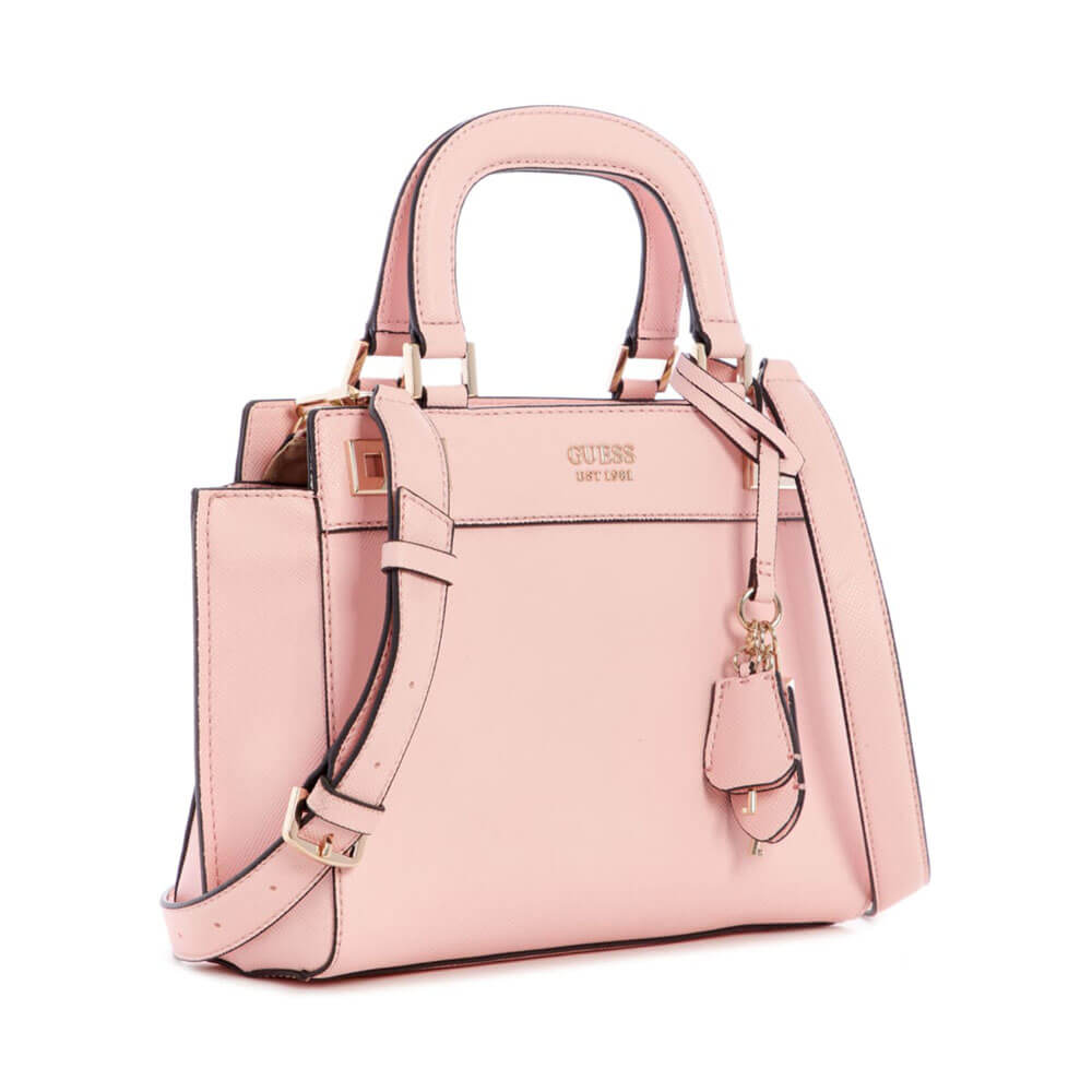 תיק נשיאה Guess נשים Katey Satchel Crossbody Shoulder Bag