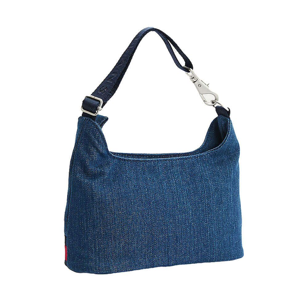 תיק צד טומי הילפיגר Tommy Badge Denim Shoulder Bag נשים