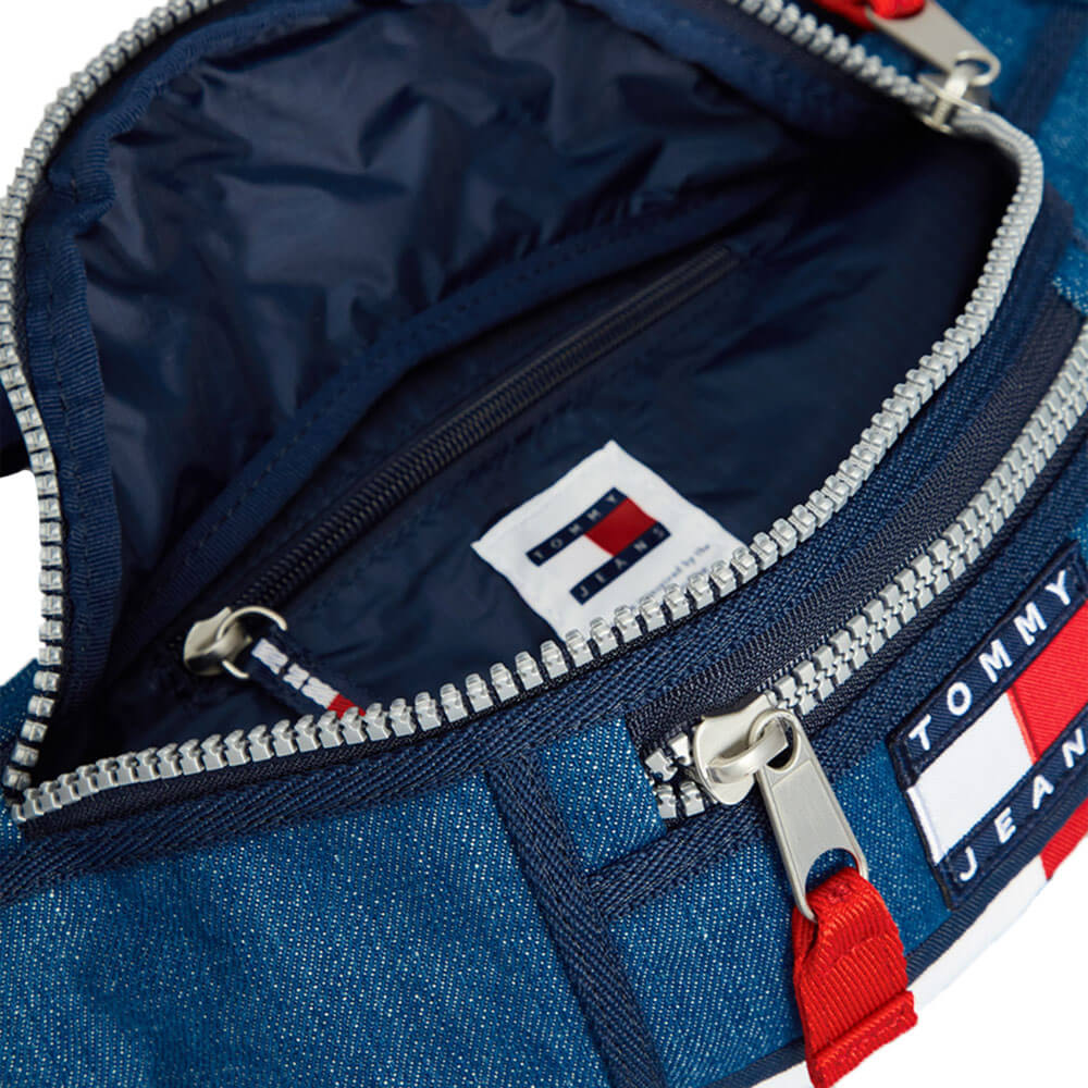 תיק פאוץ' טומי הילפיגר Heritage Bumbag Denim נשים