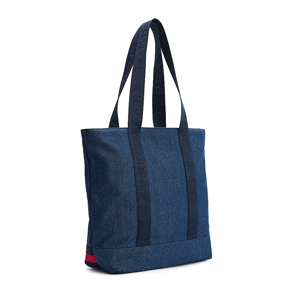 תיק נשיאה טומי הילפיגר Tommy Badge Denim Tote Bag נשים