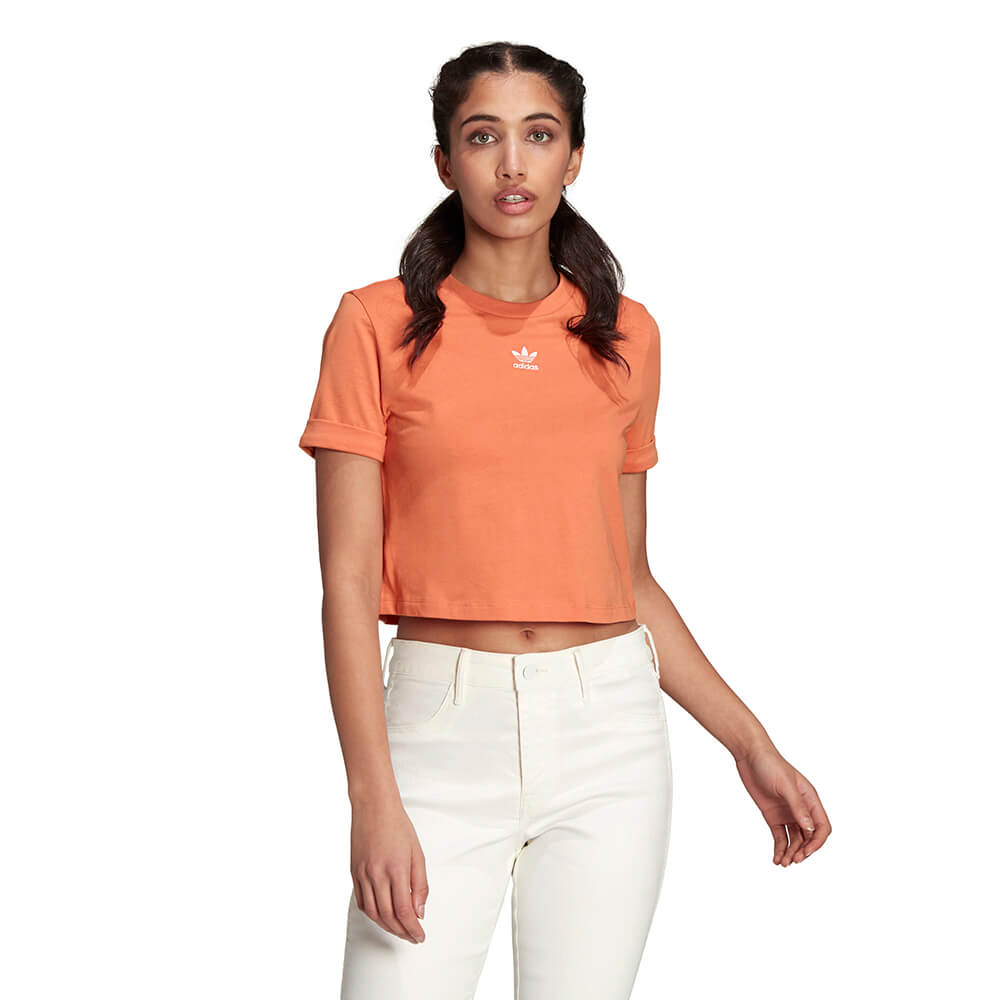 חולצת טישרט קרופ טופ אדידס Cropped Tee נשים