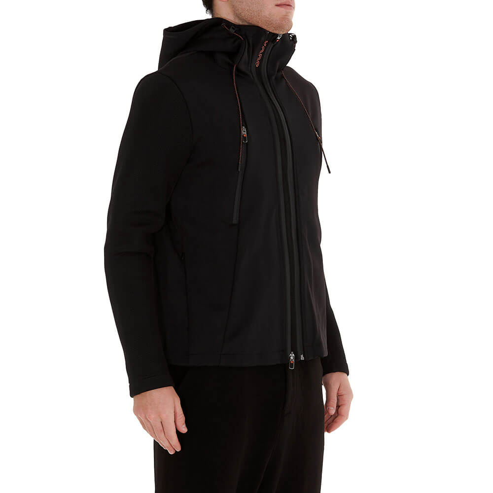 ג'קט קפוצ'ון מייקל קורס Logo Hood Zipped גברים