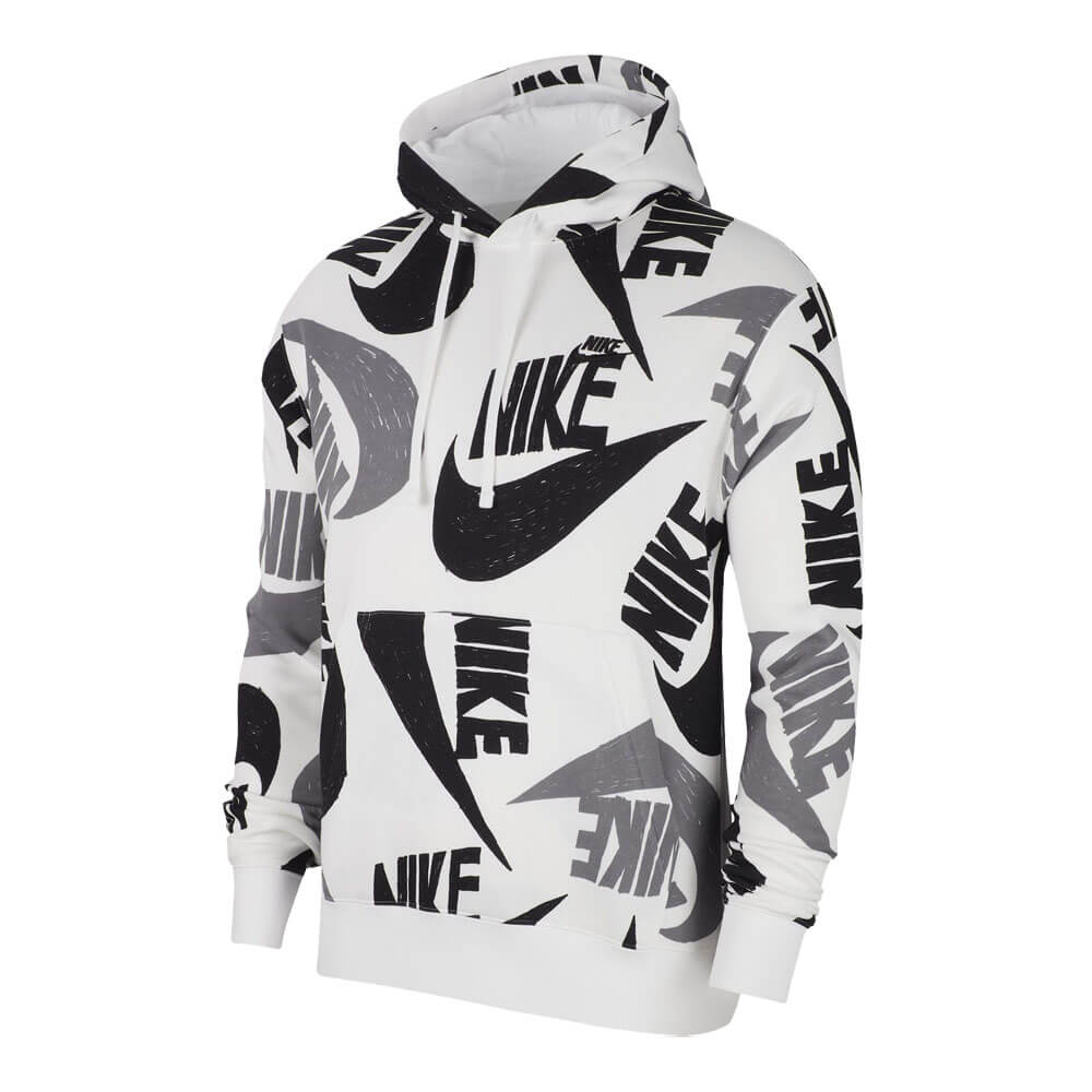 סווטשירט קפוצ'ון נייק NSW Club AOP Hoodie גברים