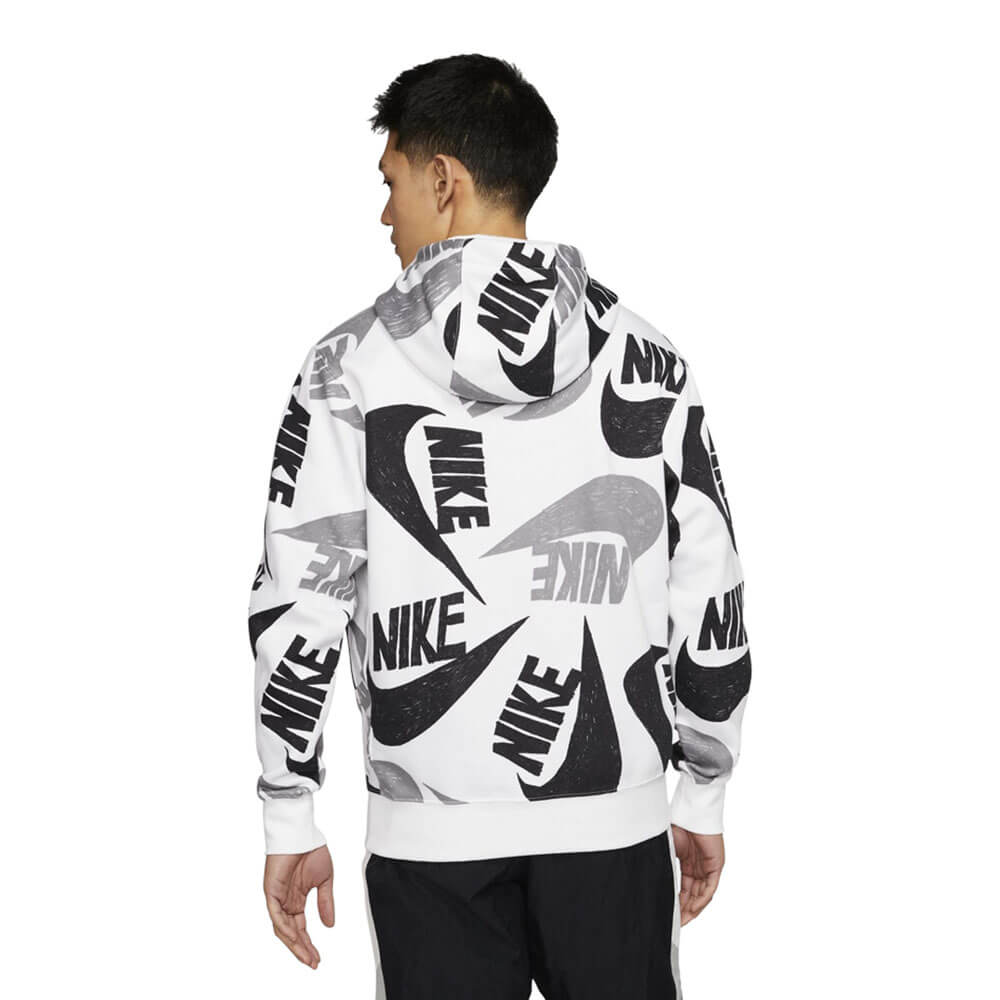 סווטשירט קפוצ'ון נייק NSW Club AOP Hoodie גברים