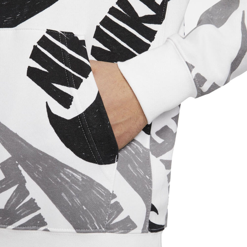 סווטשירט קפוצ'ון נייק NSW Club AOP Hoodie גברים