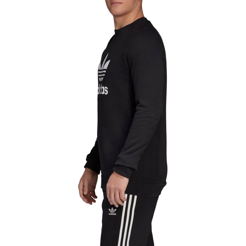סווטשירט אדידס Trefoil Warm-Up Crew Sweatshirt גברים