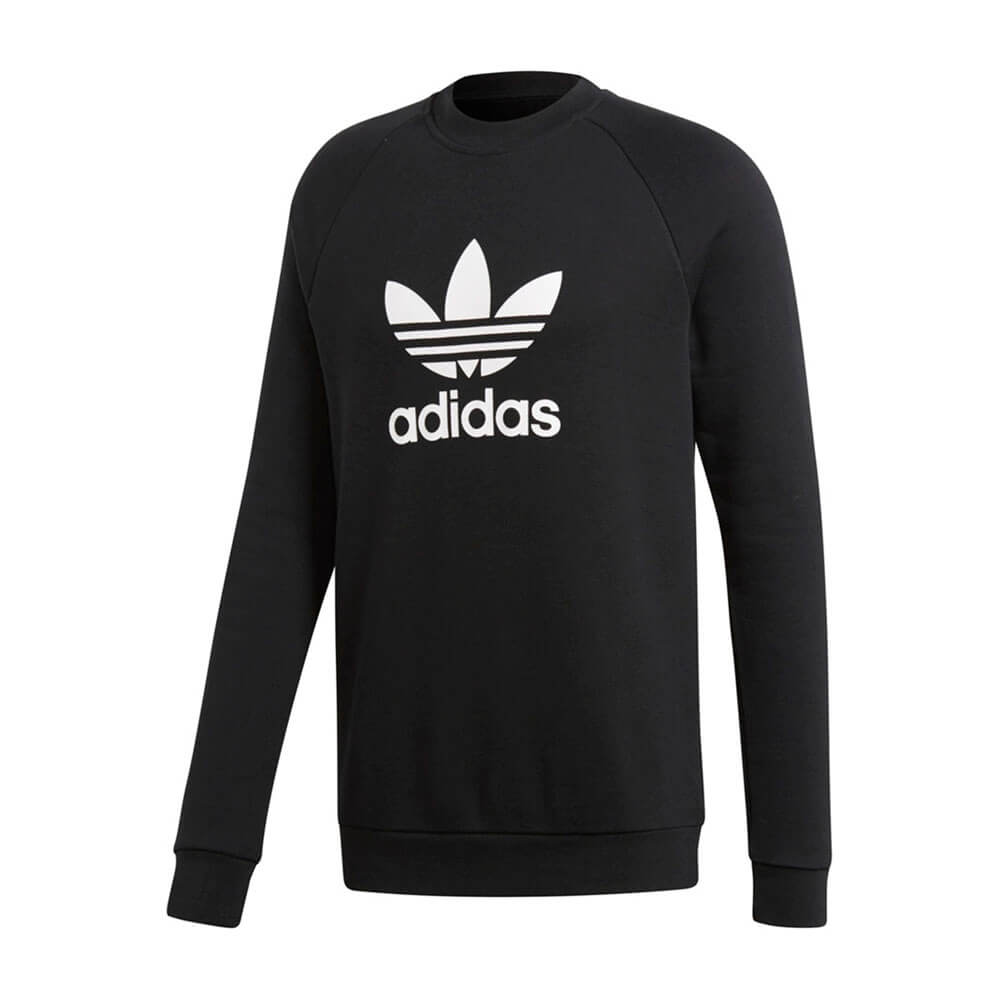 סווטשירט אדידס Trefoil Warm-Up Crew Sweatshirt גברים