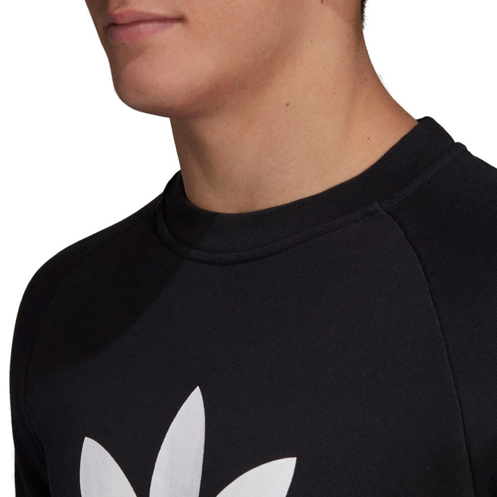 סווטשירט אדידס Trefoil Warm-Up Crew Sweatshirt גברים