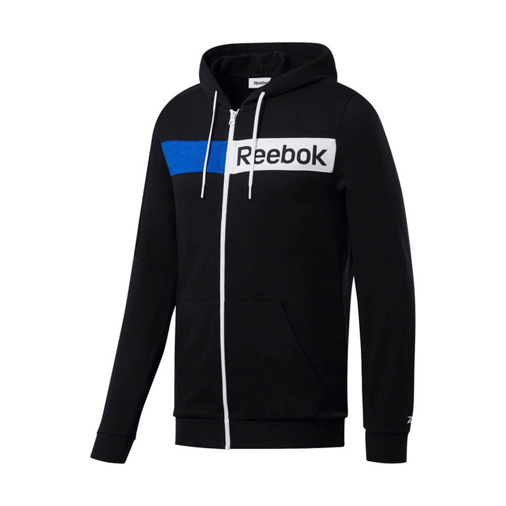 ג'קט קפוצ'ון ריבוק Essentials Linear Logo Hoodie גברים