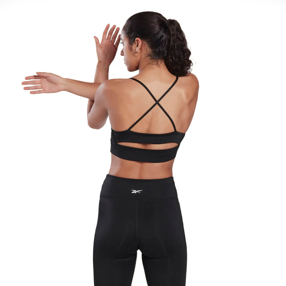 חזיית ספורט טופ ריבוק Workout Ready Low-Impact Tri Bra נשים