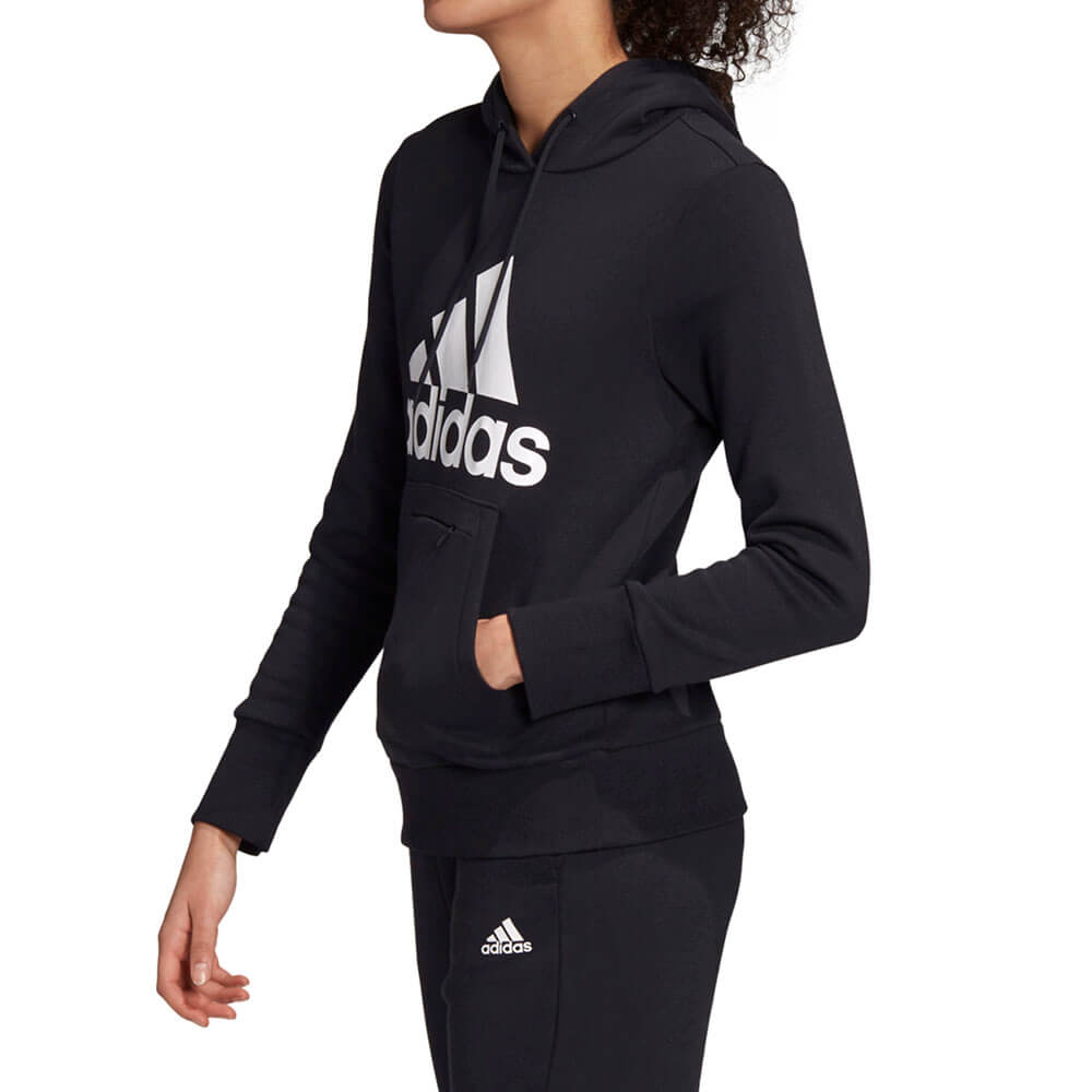 סווטשירט קפוצ'ון אדידס Badge of Sport Hoodie Fleece נשים